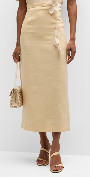 【Zimmermann】ILLUSTRATION PENCIL SKIRT ペンシル ミディ Zimmermann Skirts | Australian Designer Collection | Coveti