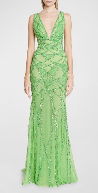 zuhair murad mermaid dress Zuhair Murad Tilda Beaded Mermaid Wedding Dress HK