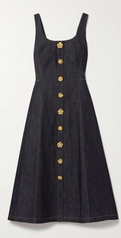 adam lippes denim dress Denim Shirt Dress by Adam Lippes x RTR