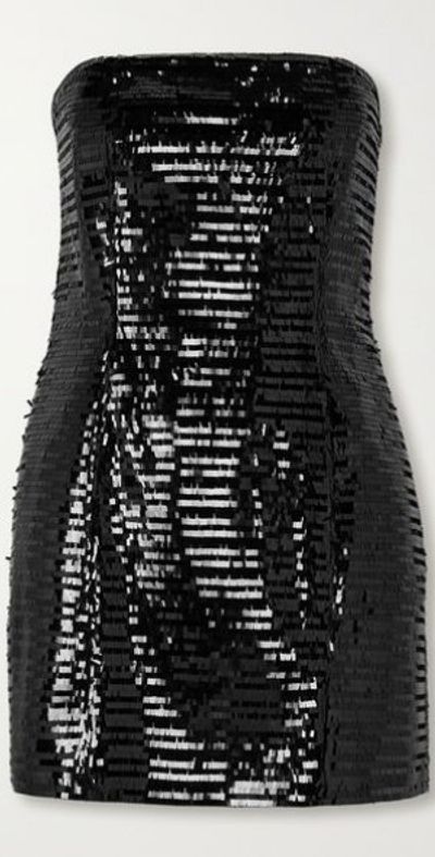 black mini dress with train Gema Side Train Mini Dress (Black)