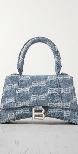 【BALENCIAGA】hourglass small logo-printed トート BALENCIAGA - Hourglass small logo-printed tote