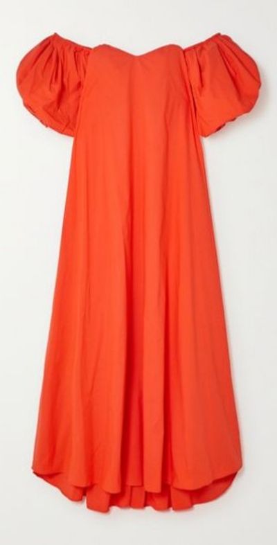 fitted lace wedding dress PALMER OFF SHOULDER MAXI DRESS