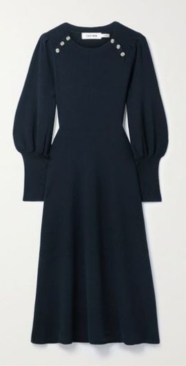 strapless open back dress Caroline Ribbed Twirl Dress