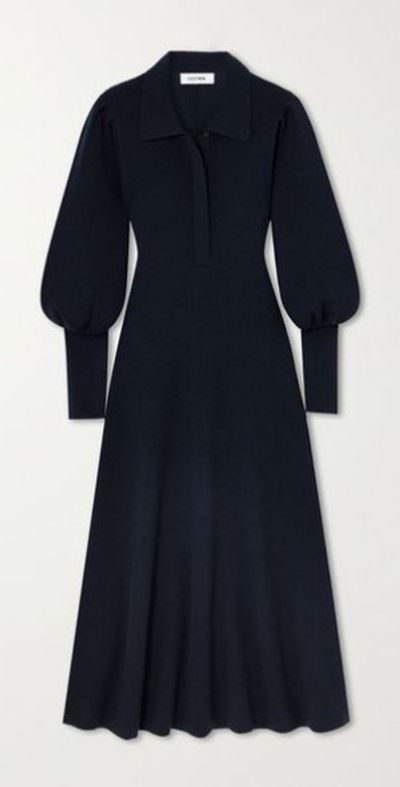 CEFINN - Eva ribbed merino wool-blend midi dress