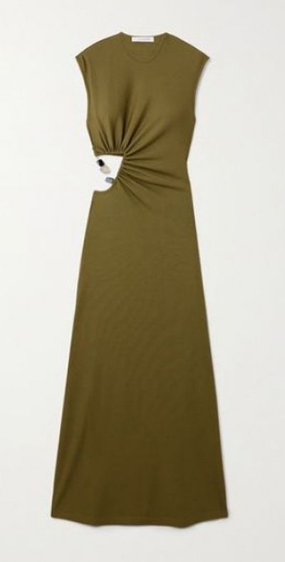 mia halter dress Stolen Stores CULT MIA X Stolen Stores HALTER BIAS MAXI DRESS IN BURGUNDY main image 0
