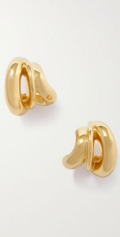 COMPLETEDWORKS Dollop recycled gold vermeil hoop earrings