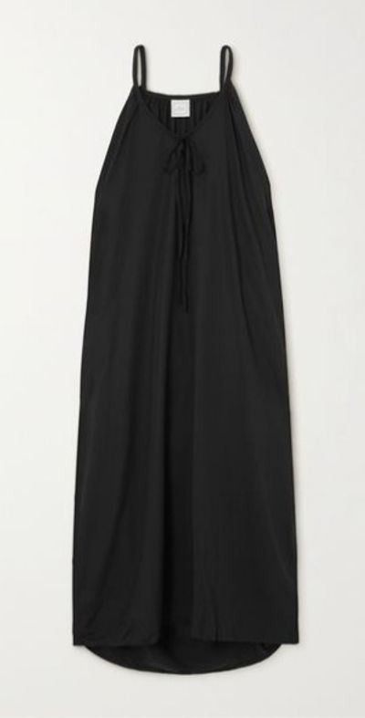 chinese dress ladies Washed Lyocell Overall Maxi Dress