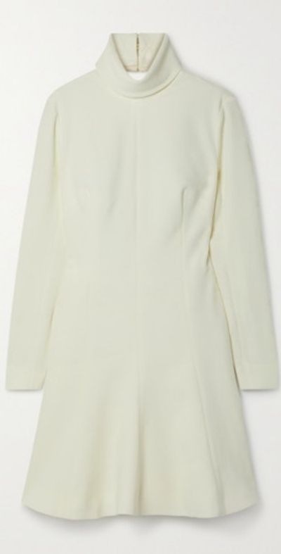 knee length dresses for ladies Sonelle Sweater Mini Dress White main image 1