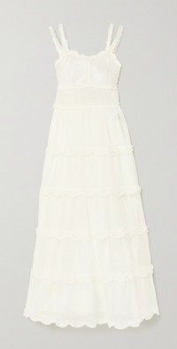 ollie organza midi dress
