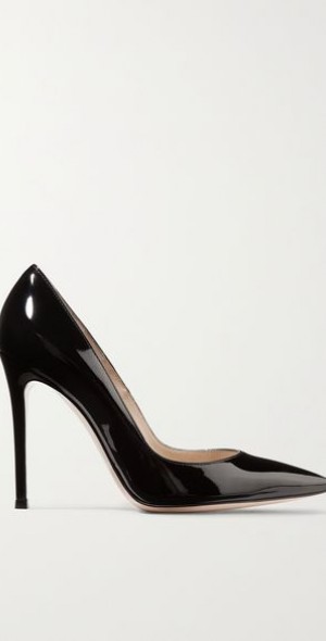 gianvito rossi 105 leather pumps