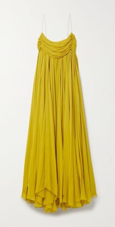 slim fit dress slacks Khaite Gloria Maxi Dress main image 1
