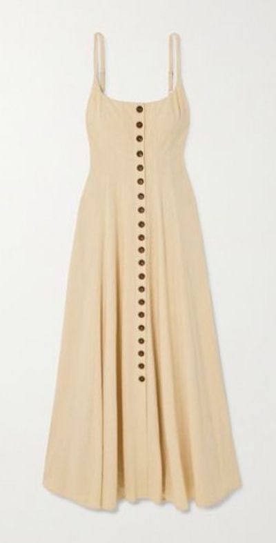 fitted lace wedding dress Alba Maxi Dress Cream main image 0