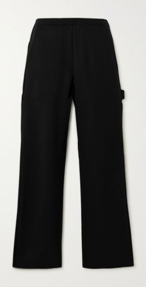 LESET - Jane Painter wool-blend twill straight-leg pants