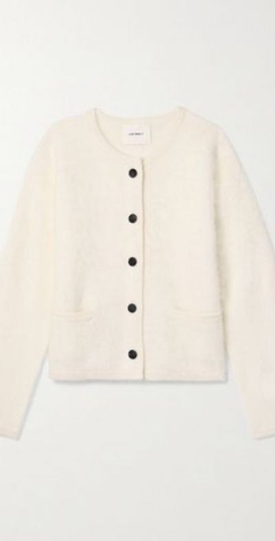 LISA YANG Kiana brushed-cashmere cardigan