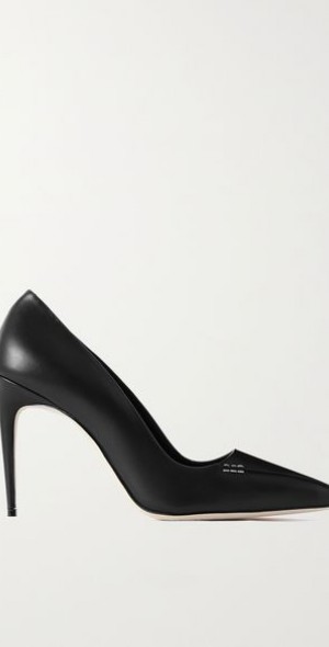 Escarpins Manolo Blahnik VITRA 105 BB En Cuir Marron - Taille 40,5 - Talons Très Hauts - Neuf En Boîte