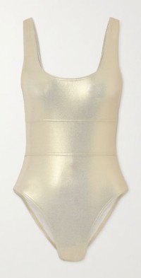 Melissa Odabash Perugia Scoop Neck Swimsuit- Gold