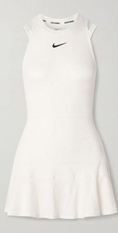 slim fit dress slacks Ladies NikeCourt Dri-Fit Printed Slam Dress – Mason's Tennis main image 1