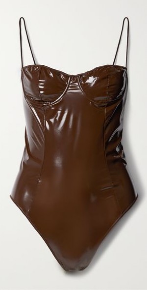 【OSEREE】coated balconette swimsuit OSÉREE Coated balconette swimsuit | THE OUTNET