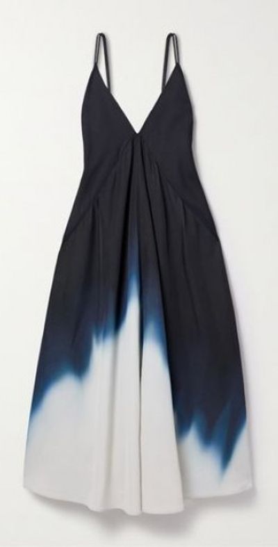 PROENZA SCHOULER Torres dégradé twill midi dress