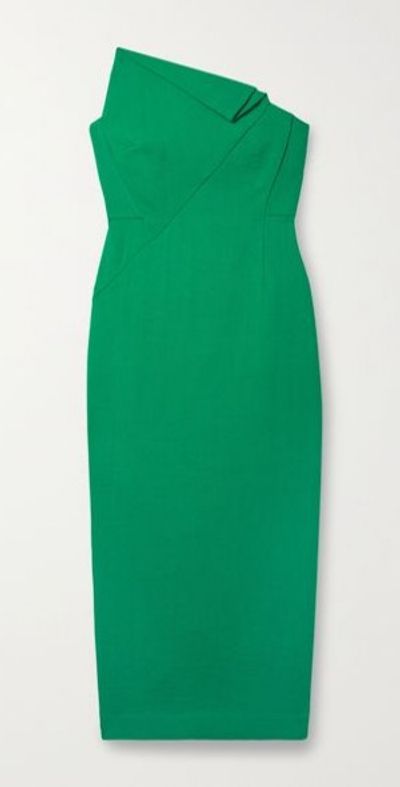navy blue dress for baby girl Roland Mouret Asymmetrical Knee-Length Dress - Dresses, Clothing - ROL48054 main image 0