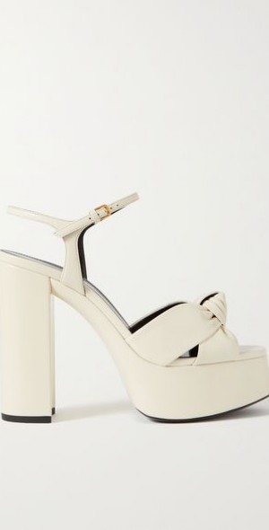 BIANCA PLATFORM SANDALS IN COLORFUL HEARTS PRINT VELVET