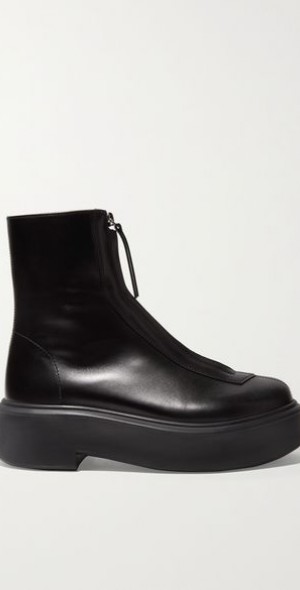 the row leather ankle boots
