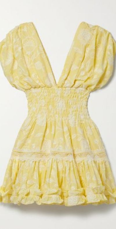 embroidered cotton voile dress Ankh Embroidered Cotton Voile Dress main image 1
