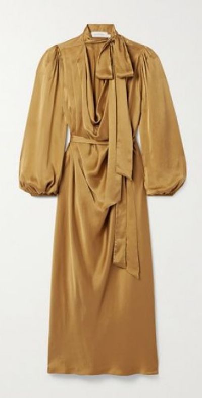 knee length dresses for ladies Ramy Brook Cecilia Belted Midi Dress in Navy