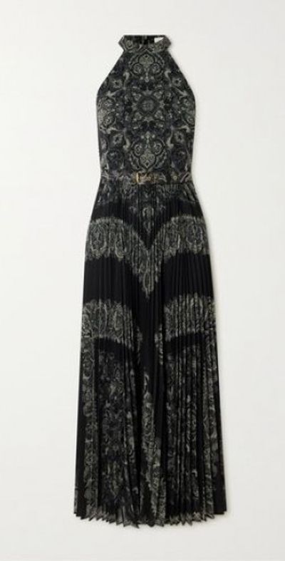 ZIMMERMANN - Sunray belted pleated paisley-print recycled georgette midi  dress