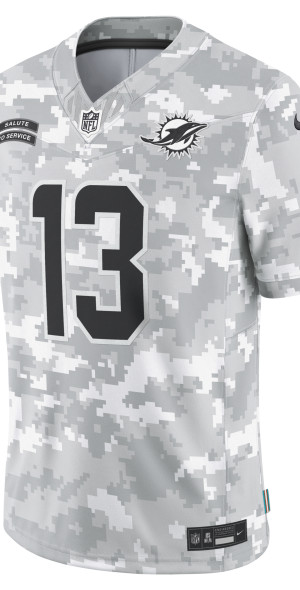 Nike Dan Marino Miami Dolphins Salute to Service Men s Dri FIT NFL Limited Jersey in White Size XL SSVM09SAA3G BCQ