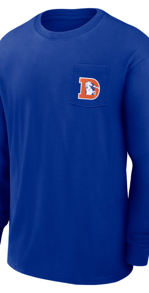【NIKE】Denver Broncos Rewind Max90 Pocket Men's NFL LS Tee Nike - Denver Broncos Rewind Max90 Pocket Men's NFL Long