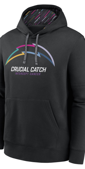 Nike - Los Angeles Chargers Crucial Catch Club Men's NFL Pullover