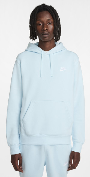 Nike Men s Sportswear Club Fleece Pullover Hoodie in Blue Size 3XL Tall BV2654 474