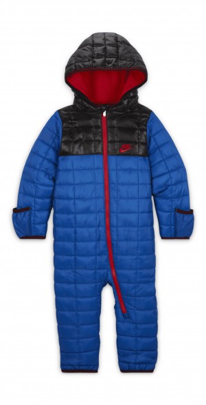 Nike - Baby (12-24M) Colorblock Snowsuit in Blue, Size: 12M