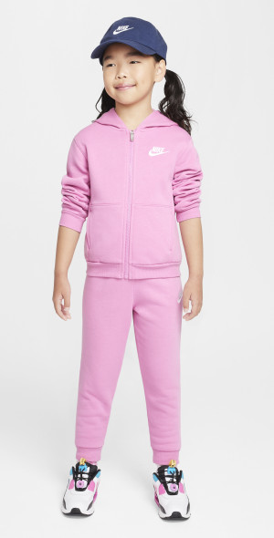 pink nike two piece set