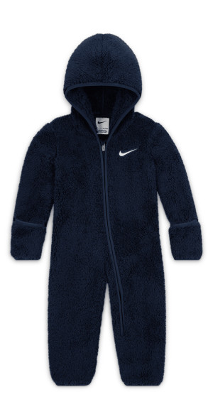 Nike - Hooded Sherpa Coverall Baby Coverall in Blue | 56L638-U90