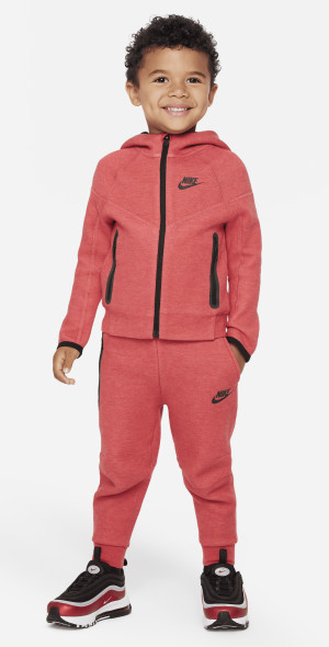 pink nike tech fleece tracksuit
