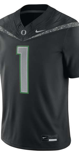 Nike - Oregon Ducks Men's Dri-FIT College Game Jersey in Black