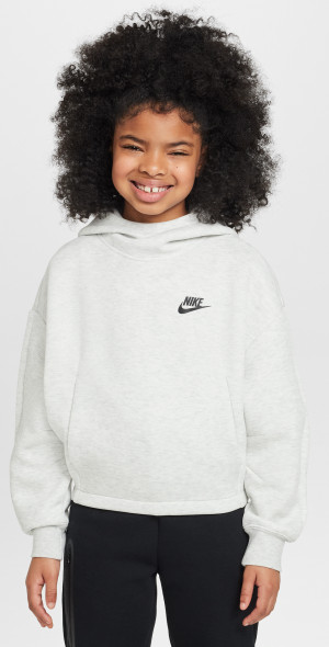 nike grey oversized hoodie