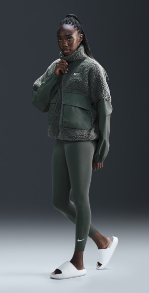 Nike Women s Sportswear Classic High Waisted 7 8 Leggings in Green Size Large DV7789 338