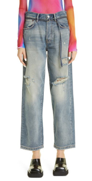 Acne Studios - 1991 Toj Detroit Ripped Loose Fit Jeans in