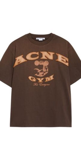 Acne Studios Acne Studios Gym Bro Logo Organic Cotton T-Shirt