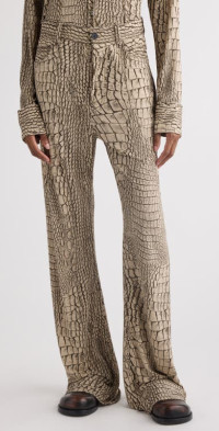 パンツ Acne sheer Snake Print Pants Acne sheer Snake Print Pants