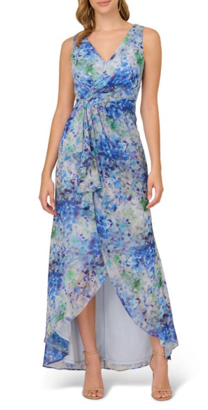 blue floral dress nordstrom Erdem
