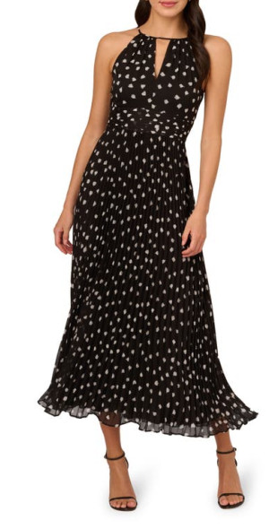adrianna papell black floral dress Adrianna Papell main image 1