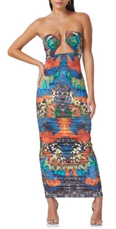 alisha knit maxi dress AFRM knitting pattern a-line dress