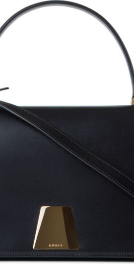 Akris Akris Medium Alice Leather Top Handle Bag in Black at Nordstrom