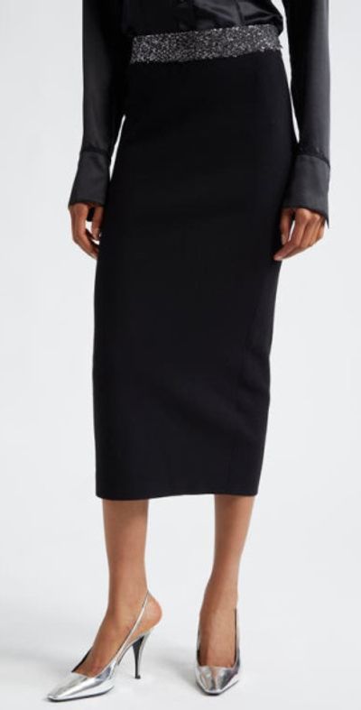 alex evenings dresses black Alex Evenings Petite Lindsay Cold Shoulder Mesh Gown Black / 4P main image 0