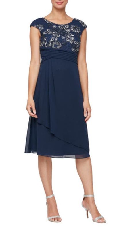 sachin and babi light blue dress Alex Evenings Dresses