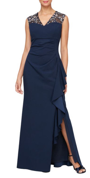 Evening Gown Nordstrom Navy Gown Teri Jon Evening Gowns Nordstrom